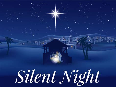 silent night opening scene.